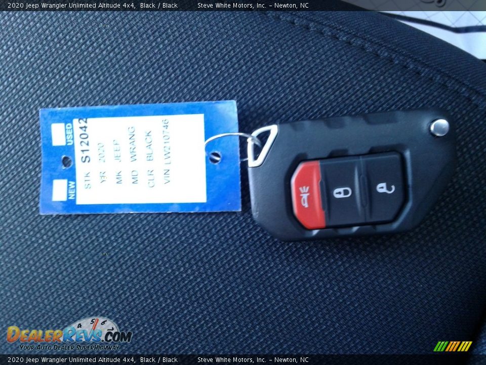 2020 Jeep Wrangler Unlimited Altitude 4x4 Black / Black Photo #28
