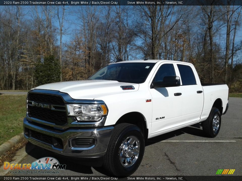 2020 Ram 2500 Tradesman Crew Cab 4x4 Bright White / Black/Diesel Gray Photo #2