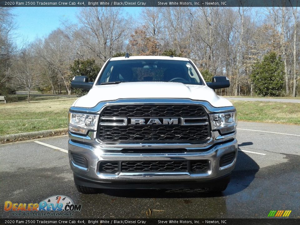 2020 Ram 2500 Tradesman Crew Cab 4x4 Bright White / Black/Diesel Gray Photo #3