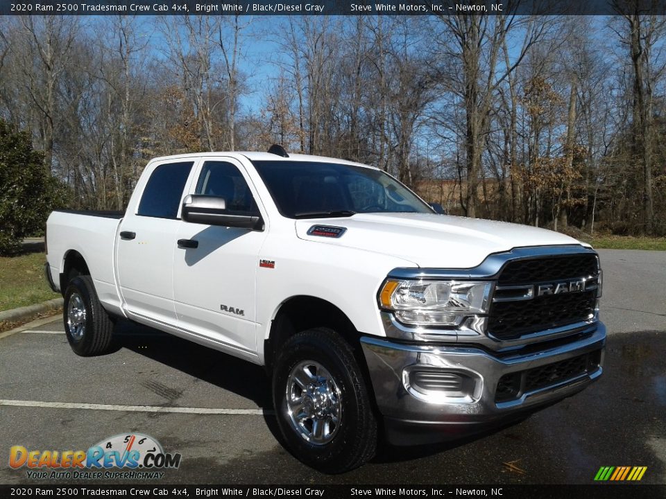 2020 Ram 2500 Tradesman Crew Cab 4x4 Bright White / Black/Diesel Gray Photo #4