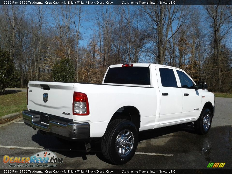 2020 Ram 2500 Tradesman Crew Cab 4x4 Bright White / Black/Diesel Gray Photo #6