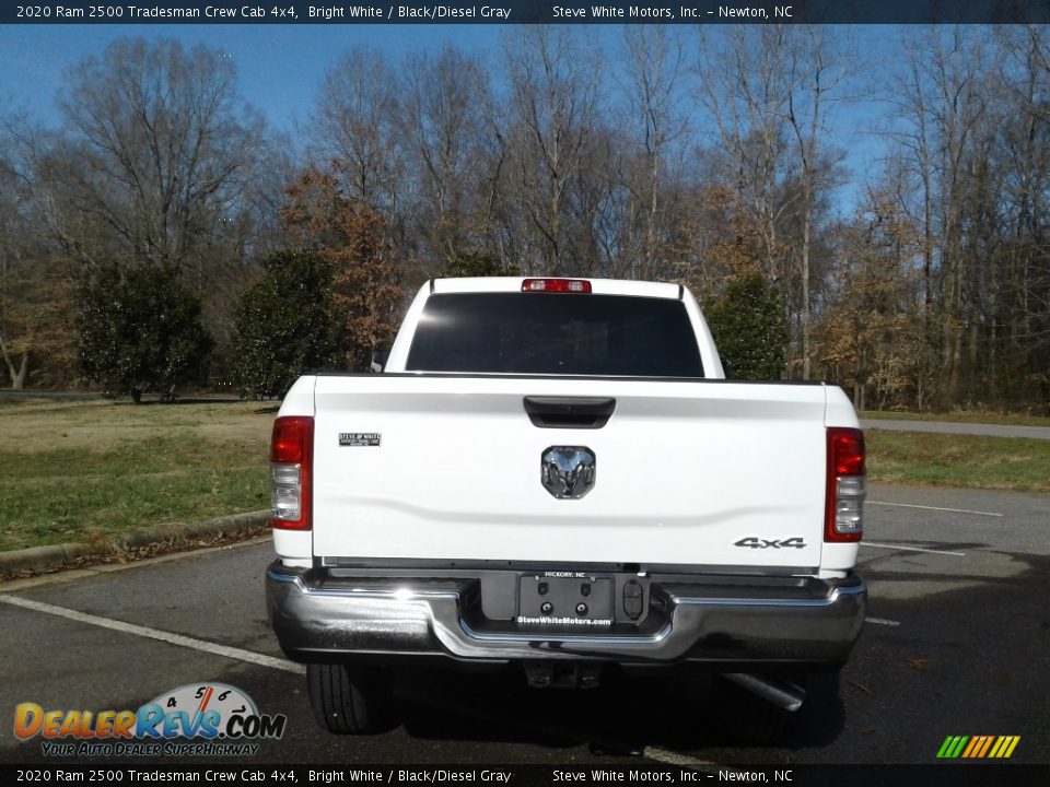 2020 Ram 2500 Tradesman Crew Cab 4x4 Bright White / Black/Diesel Gray Photo #7