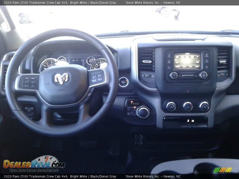 2020 Ram 2500 Tradesman Crew Cab 4x4 Bright White / Black/Diesel Gray Photo #13