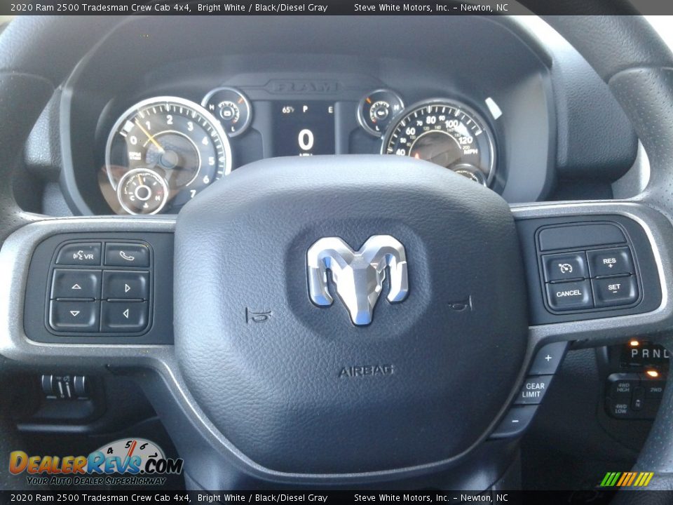 2020 Ram 2500 Tradesman Crew Cab 4x4 Bright White / Black/Diesel Gray Photo #20