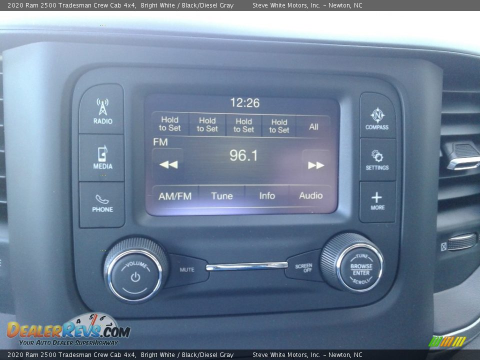 2020 Ram 2500 Tradesman Crew Cab 4x4 Bright White / Black/Diesel Gray Photo #23