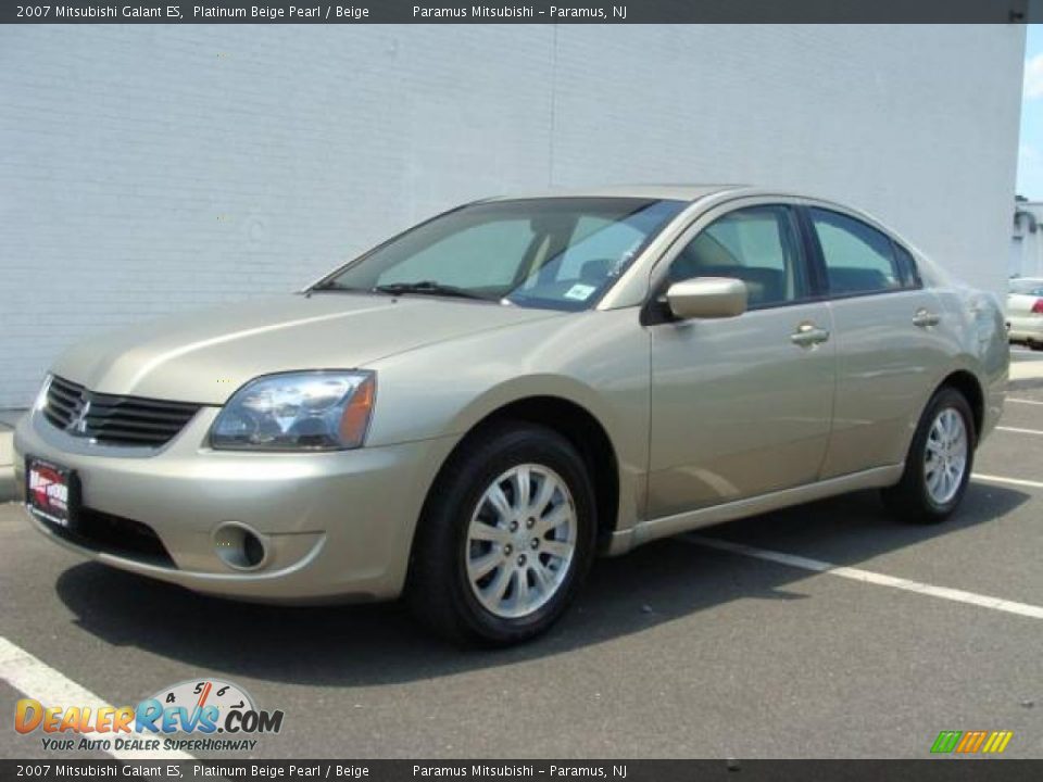 2007 Mitsubishi Galant ES Platinum Beige Pearl / Beige Photo #1