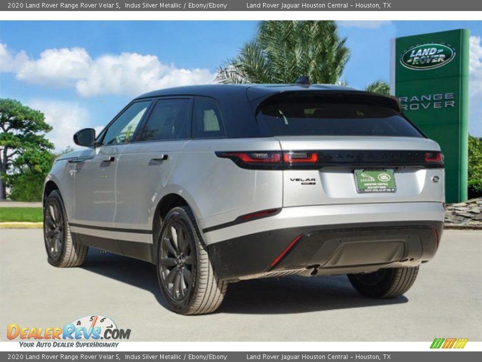 2020 Land Rover Range Rover Velar S Indus Silver Metallic / Ebony/Ebony Photo #4