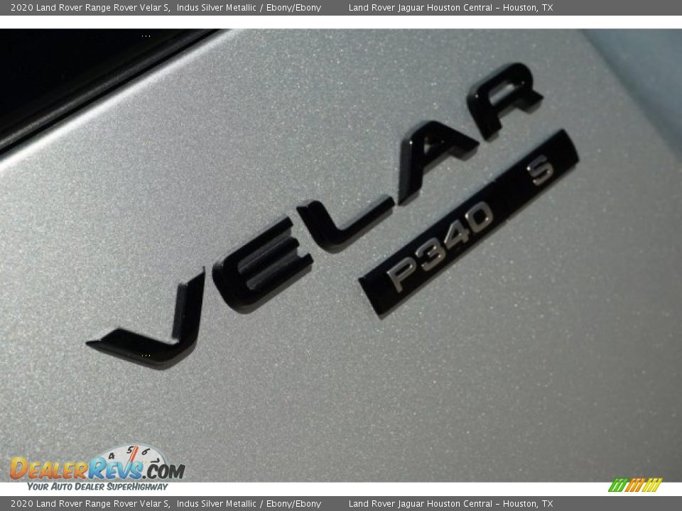2020 Land Rover Range Rover Velar S Indus Silver Metallic / Ebony/Ebony Photo #6