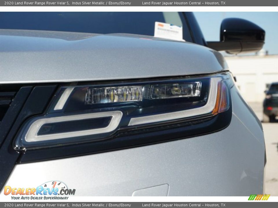 2020 Land Rover Range Rover Velar S Indus Silver Metallic / Ebony/Ebony Photo #8