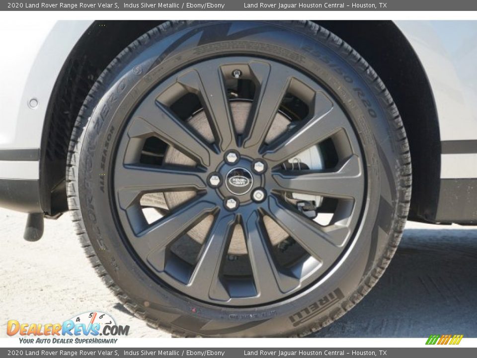 2020 Land Rover Range Rover Velar S Indus Silver Metallic / Ebony/Ebony Photo #9