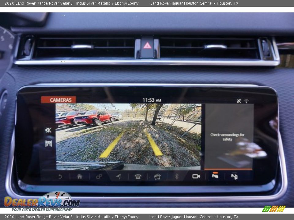 2020 Land Rover Range Rover Velar S Indus Silver Metallic / Ebony/Ebony Photo #15