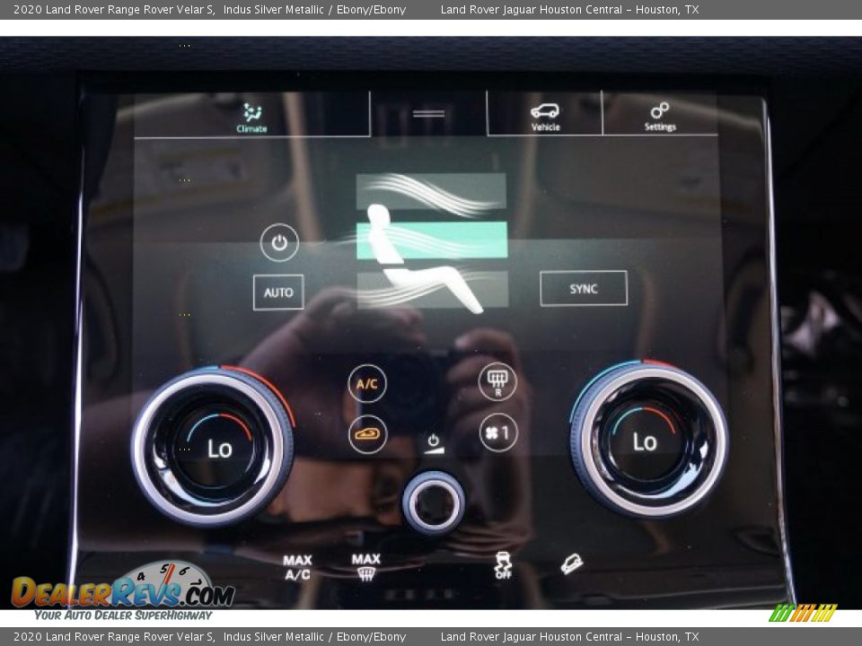 2020 Land Rover Range Rover Velar S Indus Silver Metallic / Ebony/Ebony Photo #16