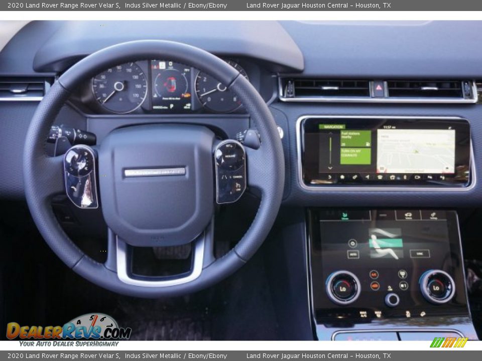 2020 Land Rover Range Rover Velar S Indus Silver Metallic / Ebony/Ebony Photo #25