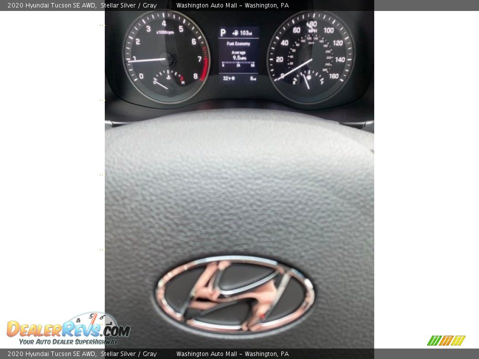 2020 Hyundai Tucson SE AWD Stellar Silver / Gray Photo #31