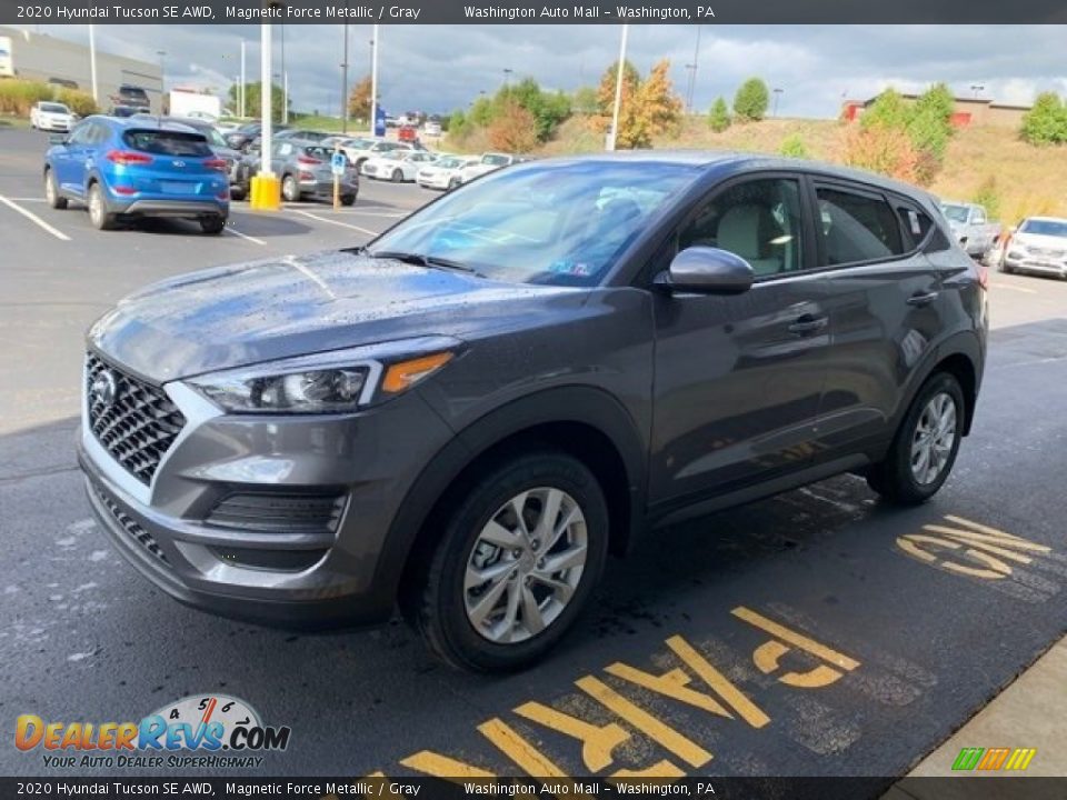 2020 Hyundai Tucson SE AWD Magnetic Force Metallic / Gray Photo #7