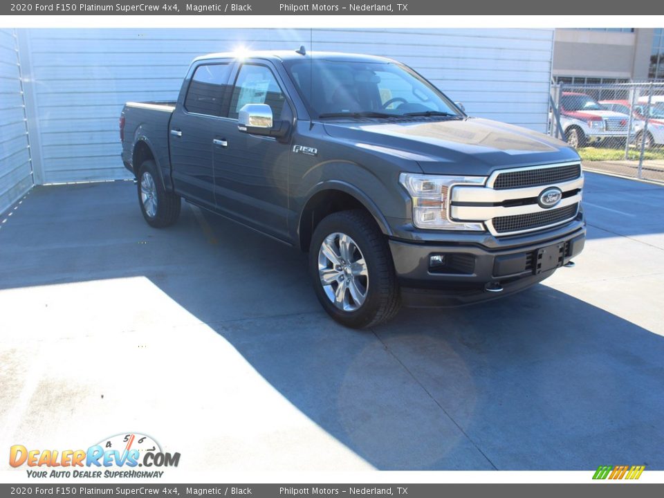 2020 Ford F150 Platinum SuperCrew 4x4 Magnetic / Black Photo #2