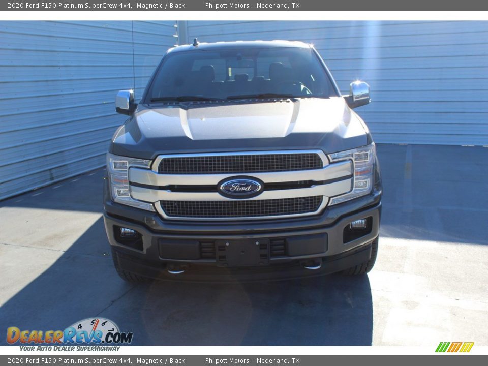 2020 Ford F150 Platinum SuperCrew 4x4 Magnetic / Black Photo #3