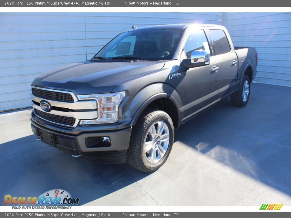 2020 Ford F150 Platinum SuperCrew 4x4 Magnetic / Black Photo #4
