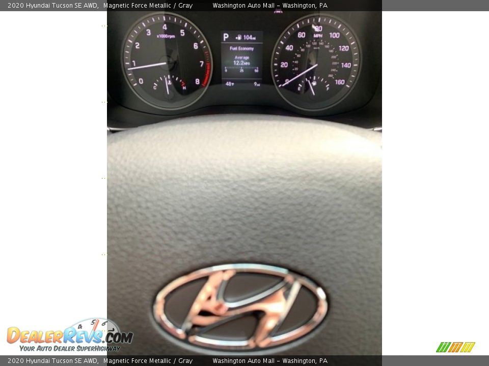 2020 Hyundai Tucson SE AWD Magnetic Force Metallic / Gray Photo #31