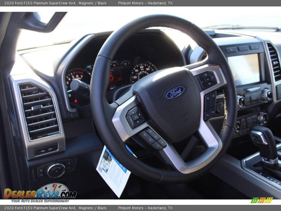 2020 Ford F150 Platinum SuperCrew 4x4 Magnetic / Black Photo #13