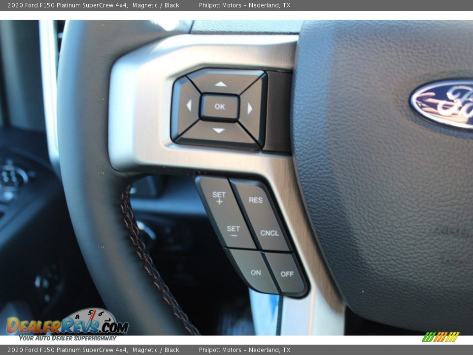 2020 Ford F150 Platinum SuperCrew 4x4 Magnetic / Black Photo #14