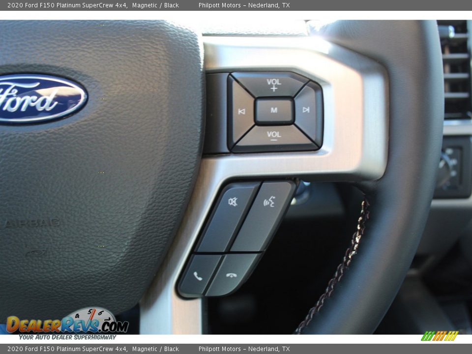 2020 Ford F150 Platinum SuperCrew 4x4 Magnetic / Black Photo #15