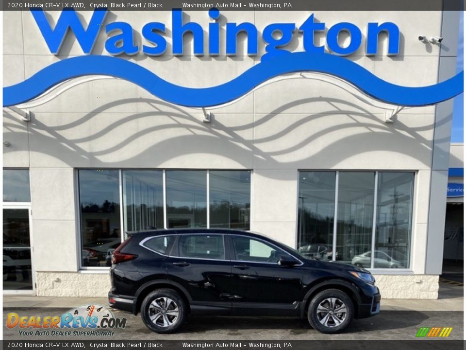 2020 Honda CR-V LX AWD Crystal Black Pearl / Black Photo #1