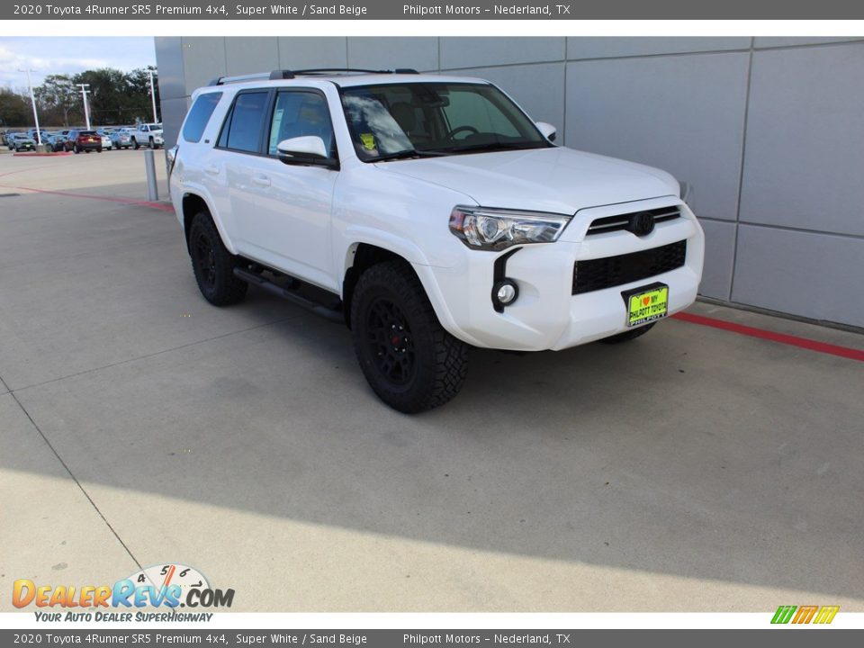 2020 Toyota 4Runner SR5 Premium 4x4 Super White / Sand Beige Photo #2