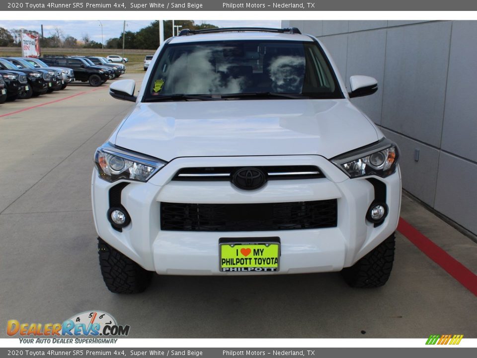 2020 Toyota 4Runner SR5 Premium 4x4 Super White / Sand Beige Photo #3