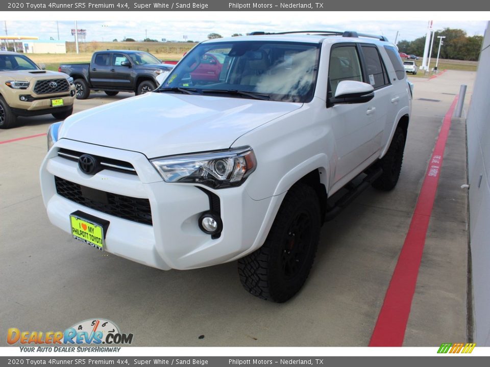 2020 Toyota 4Runner SR5 Premium 4x4 Super White / Sand Beige Photo #4