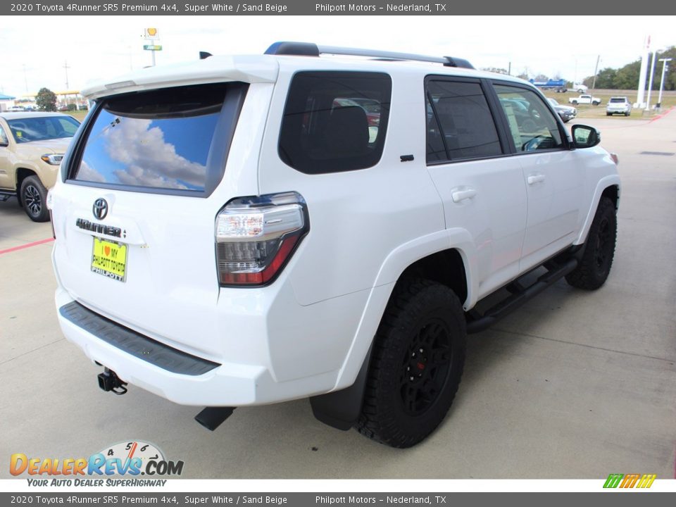 2020 Toyota 4Runner SR5 Premium 4x4 Super White / Sand Beige Photo #8