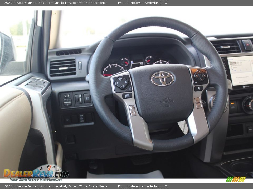 2020 Toyota 4Runner SR5 Premium 4x4 Super White / Sand Beige Photo #24