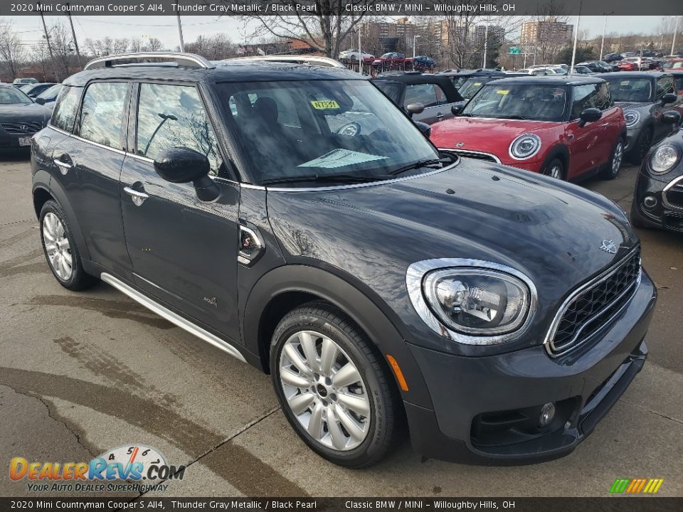 2020 Mini Countryman Cooper S All4 Thunder Gray Metallic / Black Pearl Photo #1