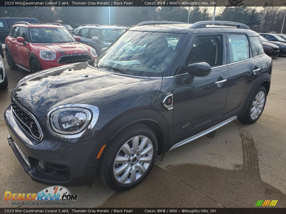 2020 Mini Countryman Cooper S All4 Thunder Gray Metallic / Black Pearl Photo #4