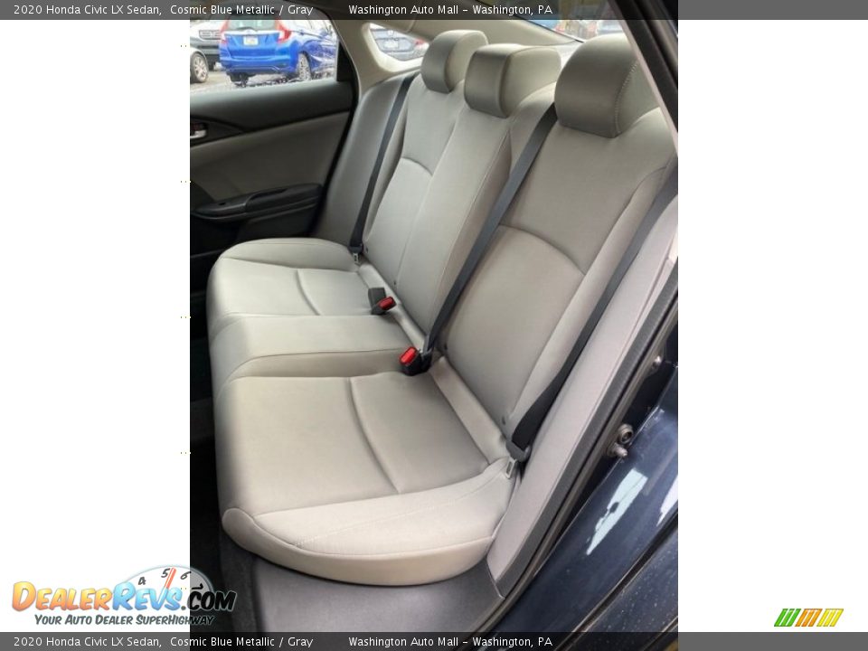 2020 Honda Civic LX Sedan Cosmic Blue Metallic / Gray Photo #18
