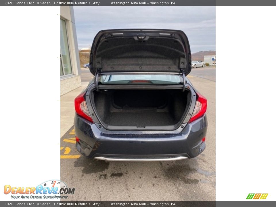 2020 Honda Civic LX Sedan Cosmic Blue Metallic / Gray Photo #20