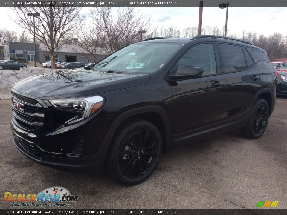 2020 GMC Terrain SLE AWD Ebony Twilight Metallic / Jet Black Photo #5