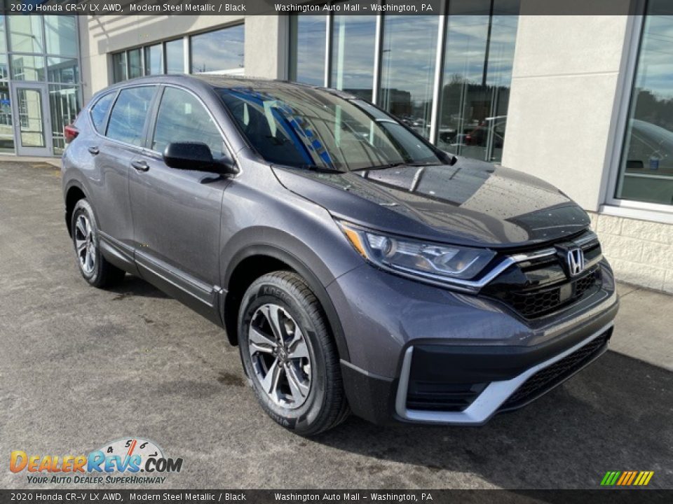 2020 Honda CR-V LX AWD Modern Steel Metallic / Black Photo #2