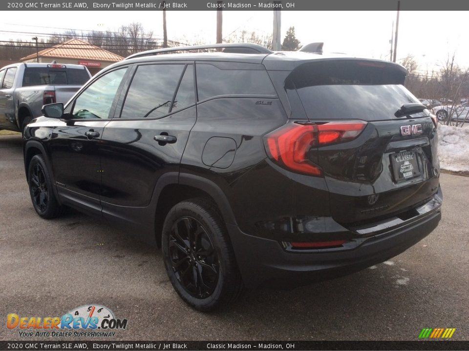 2020 GMC Terrain SLE AWD Ebony Twilight Metallic / Jet Black Photo #7