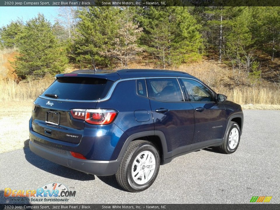 2020 Jeep Compass Sport Jazz Blue Pearl / Black Photo #6