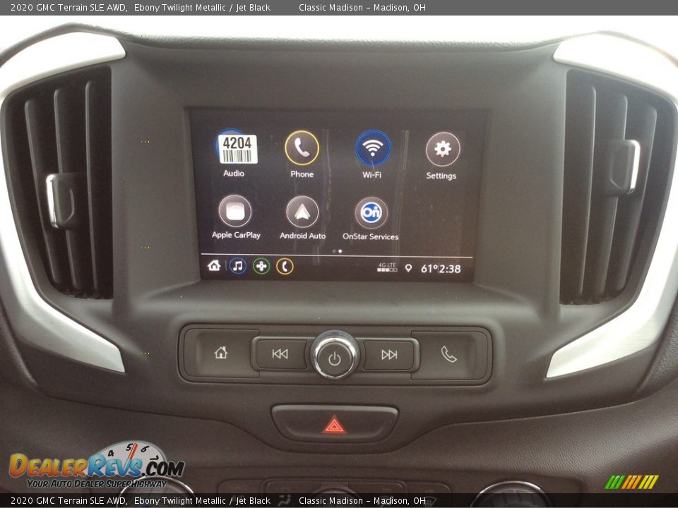 2020 GMC Terrain SLE AWD Ebony Twilight Metallic / Jet Black Photo #14