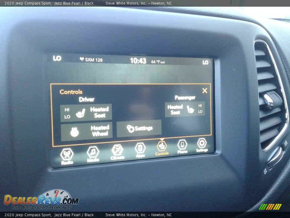 2020 Jeep Compass Sport Jazz Blue Pearl / Black Photo #23