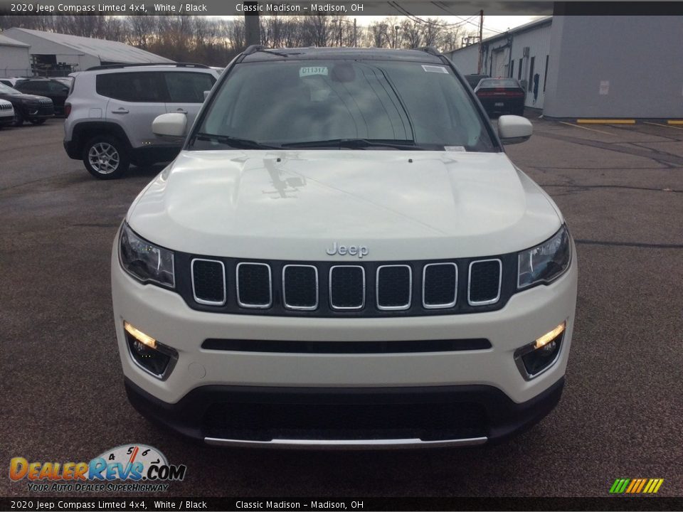 2020 Jeep Compass Limted 4x4 White / Black Photo #4