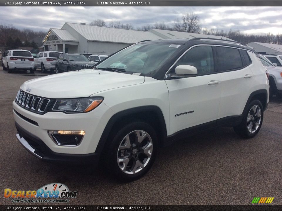 2020 Jeep Compass Limted 4x4 White / Black Photo #5