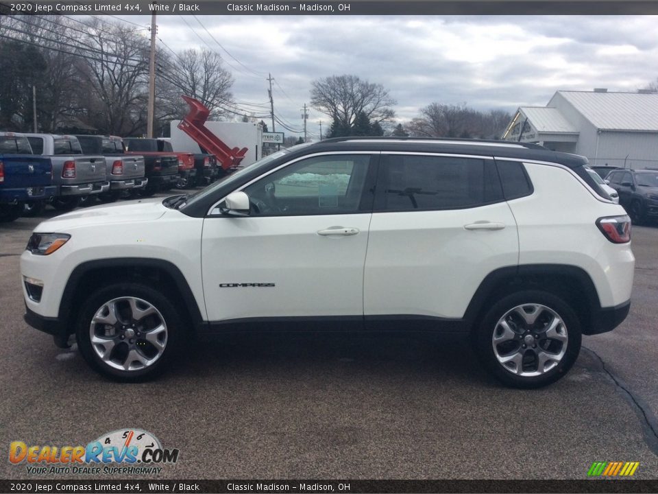 2020 Jeep Compass Limted 4x4 White / Black Photo #6