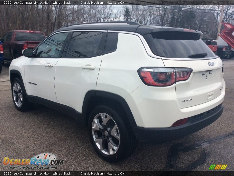 2020 Jeep Compass Limted 4x4 White / Black Photo #7