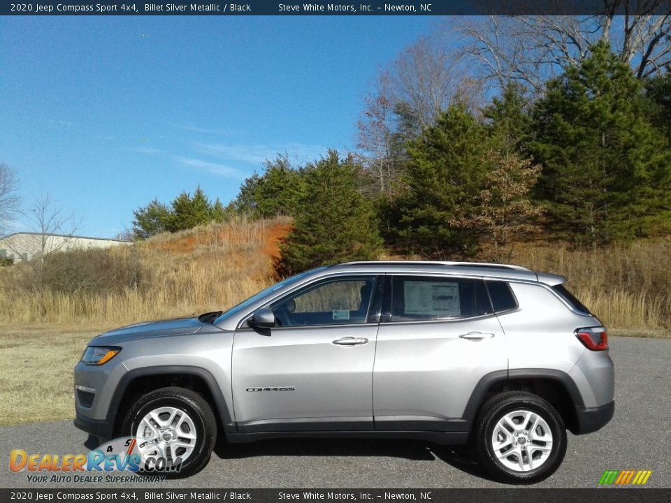 2020 Jeep Compass Sport 4x4 Billet Silver Metallic / Black Photo #1