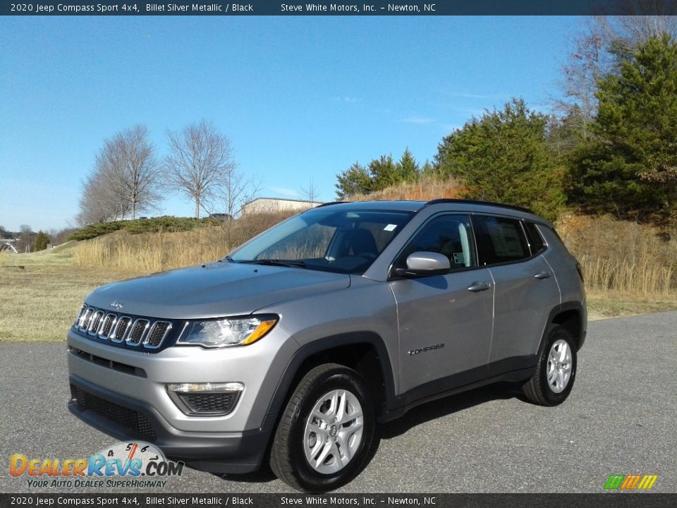 2020 Jeep Compass Sport 4x4 Billet Silver Metallic / Black Photo #3