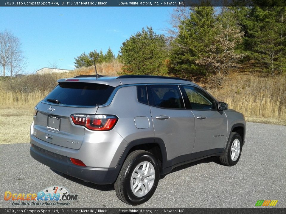 2020 Jeep Compass Sport 4x4 Billet Silver Metallic / Black Photo #7
