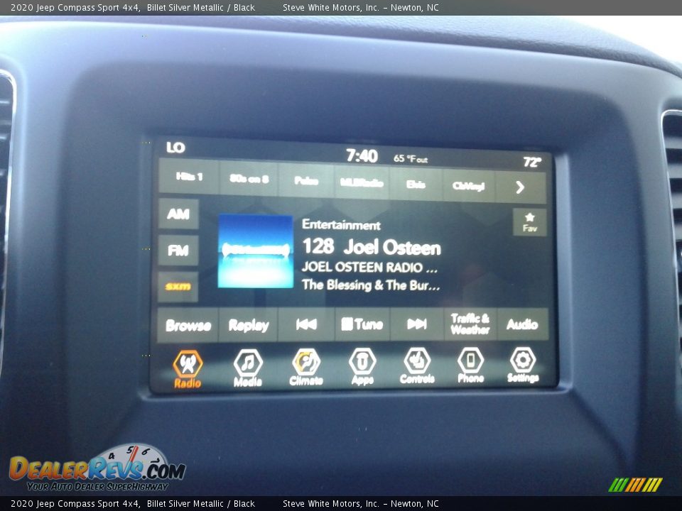 2020 Jeep Compass Sport 4x4 Billet Silver Metallic / Black Photo #22